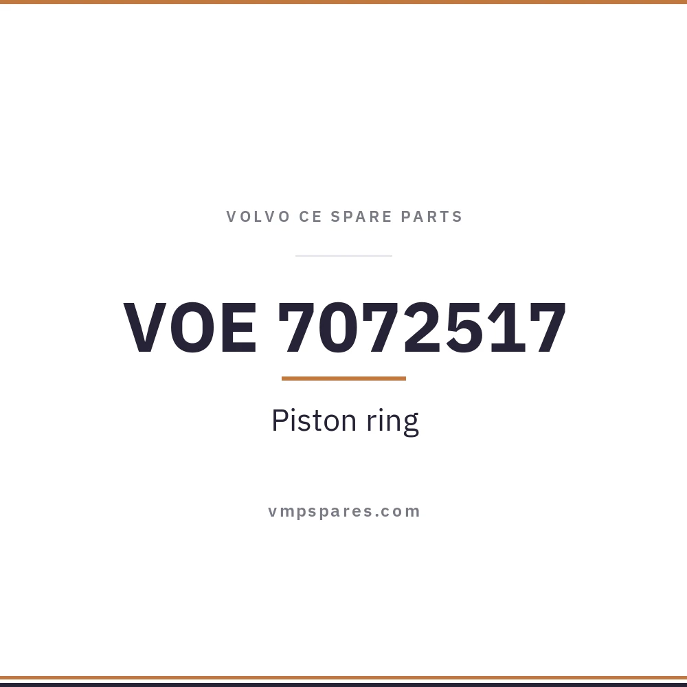 VOE 7072517 – Piston ring