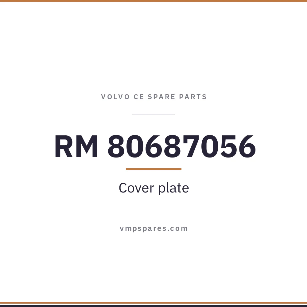 RM 80687056 – Cover plate