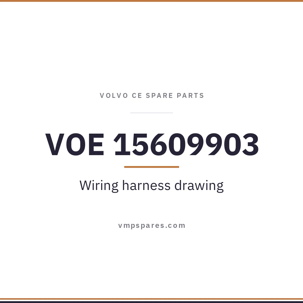 VOE 15609903 – Wiring harness drawing