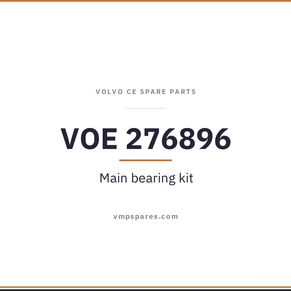 VOE 276896 – Main bearing kit