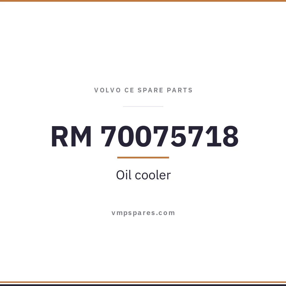 RM 70075718 – Oil cooler