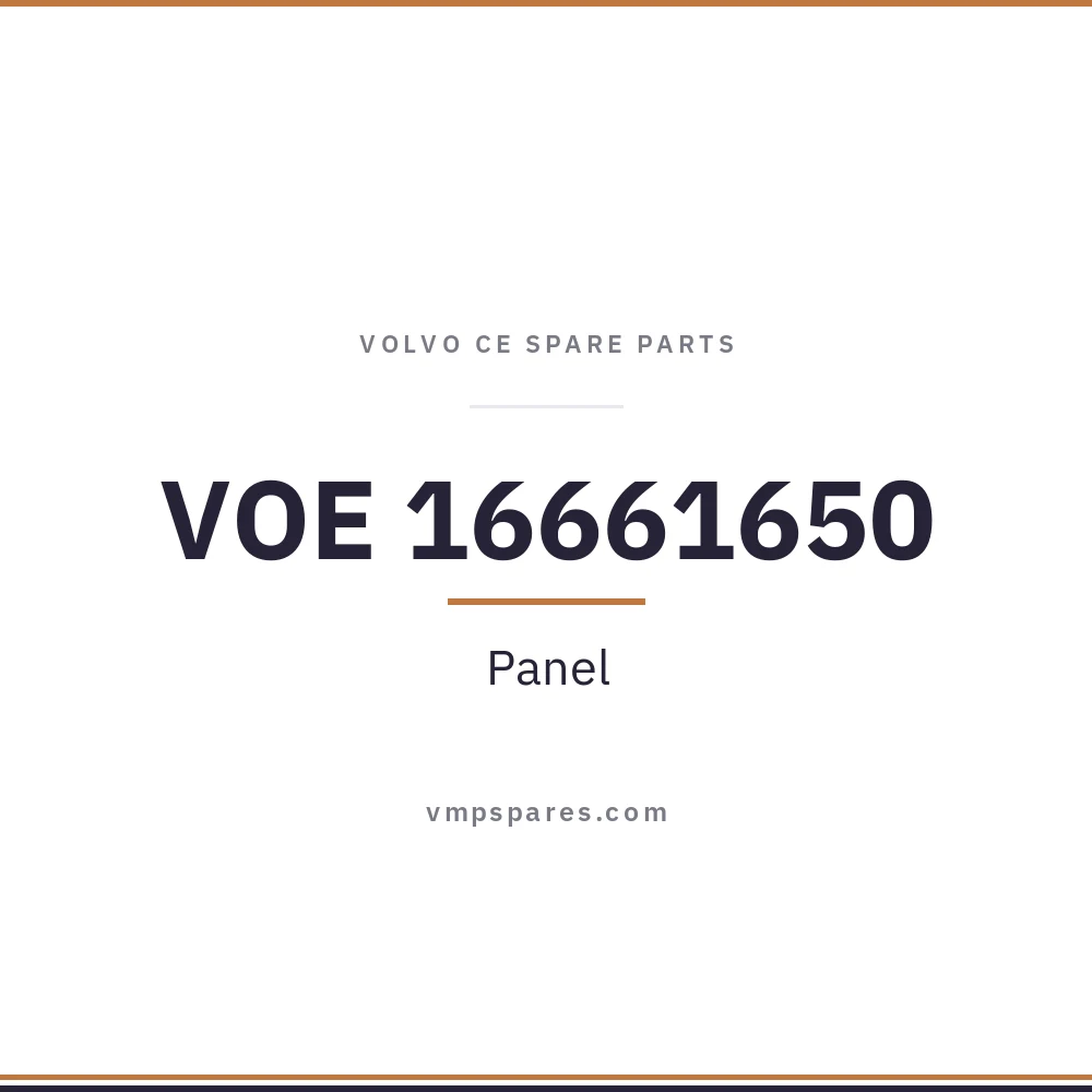 VOE 16661650 – Panel