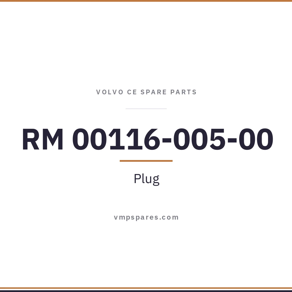 RM 00116-005-00 – Plug