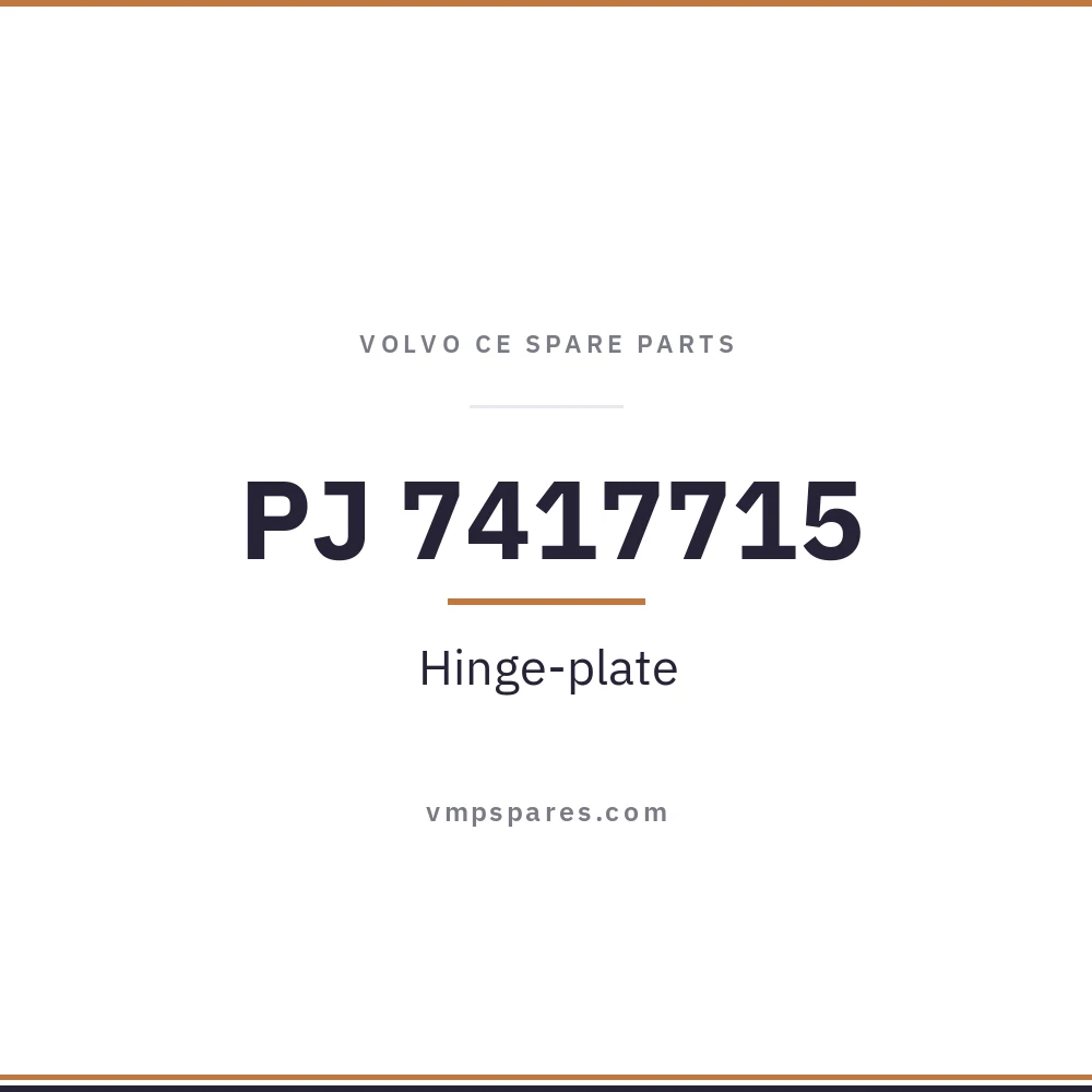 PJ 7417715 – Hinge-plate