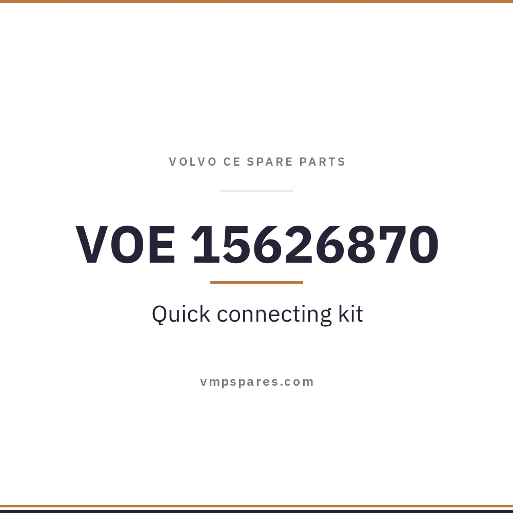 VOE 15626870 – Quick connecting kit