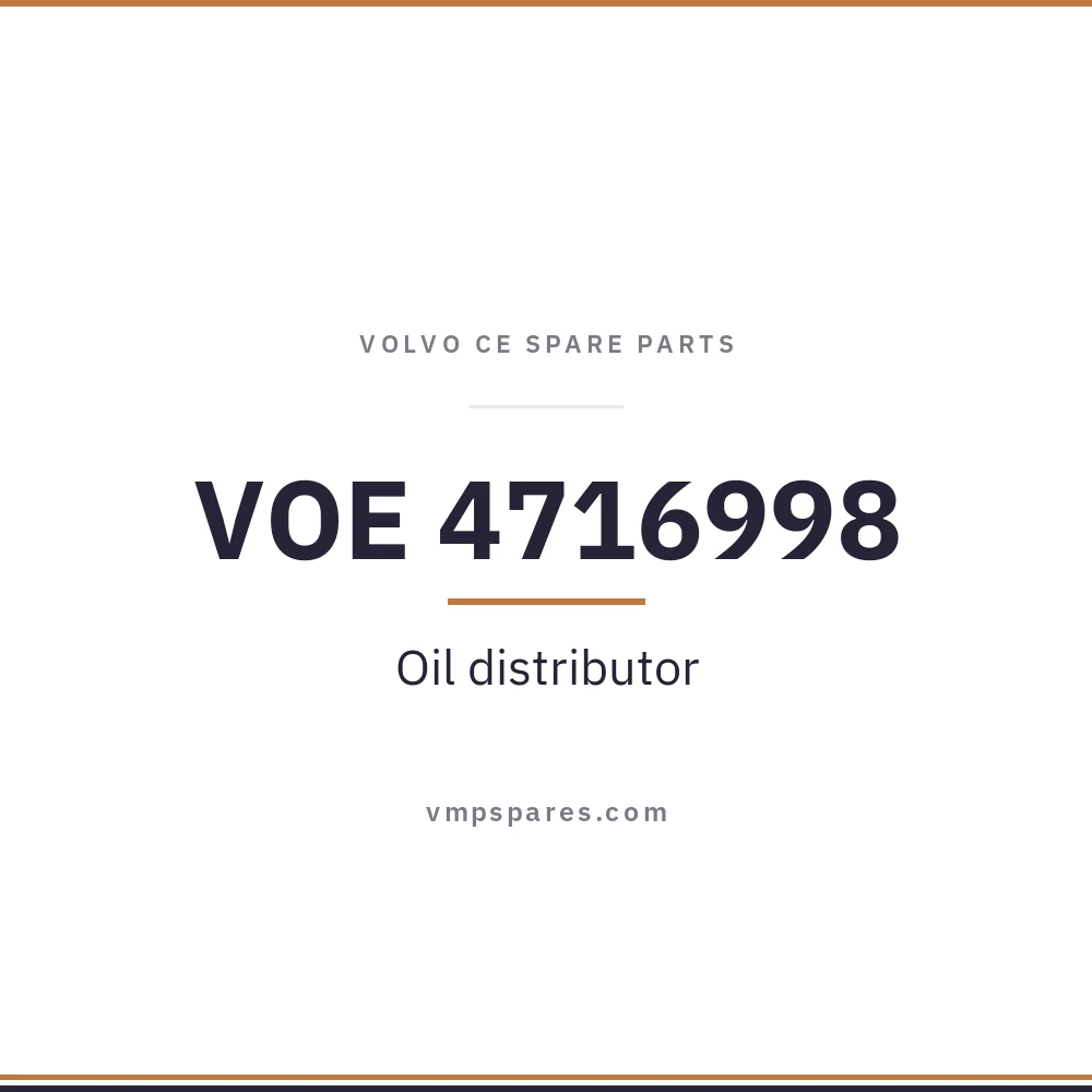 VOE 4716998 – Oil distributor