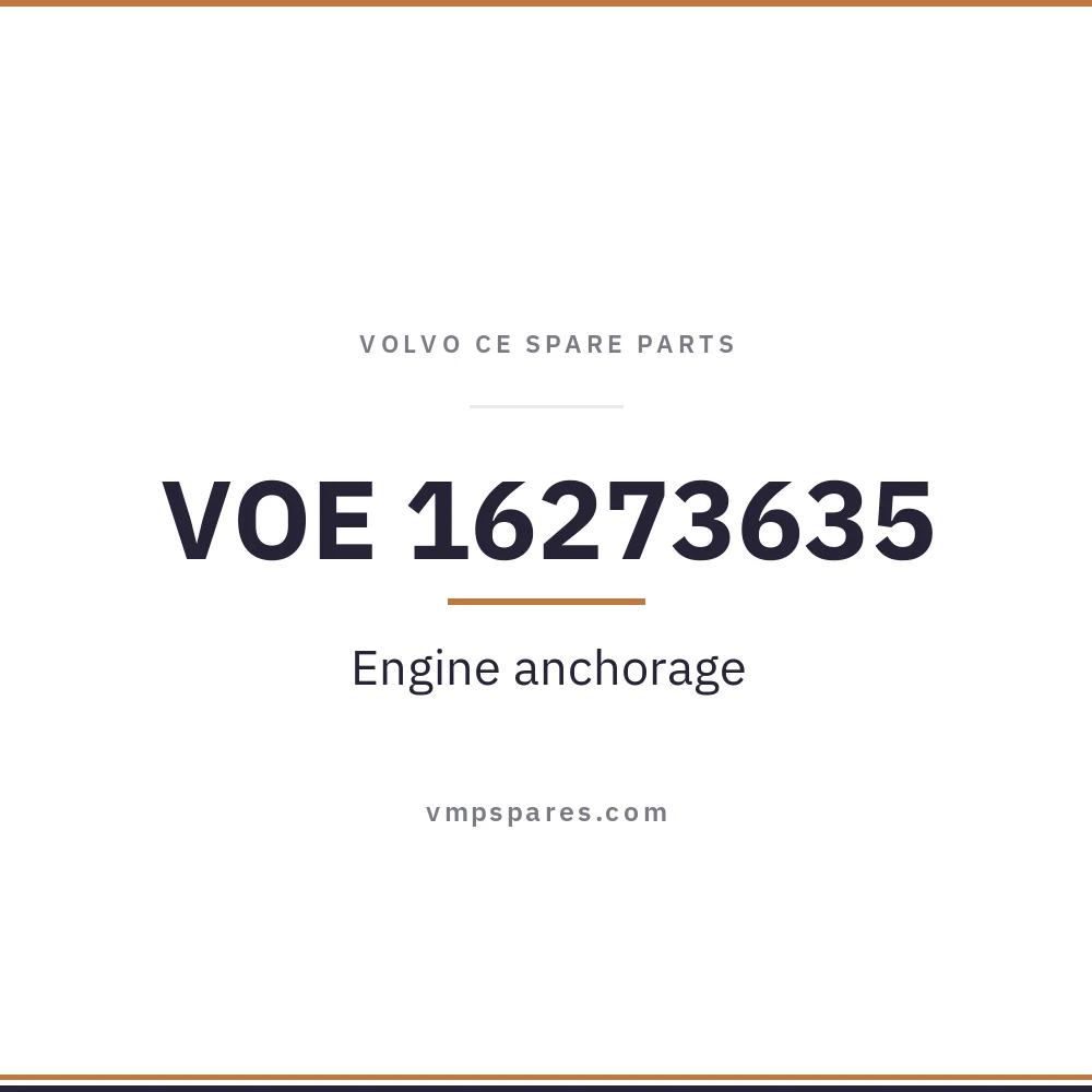 VOE 16273635 – Engine anchorage