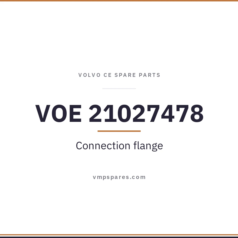 VOE 21027478 – Connection flange