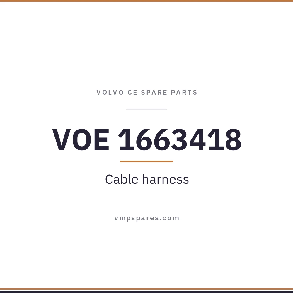 VOE 1663418 – Cable harness