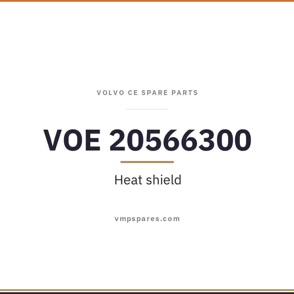 VOE 20566300 – Heat shield