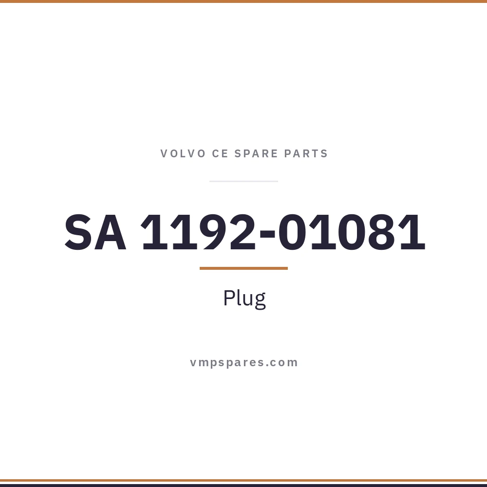 SA 1192-01081 – Plug