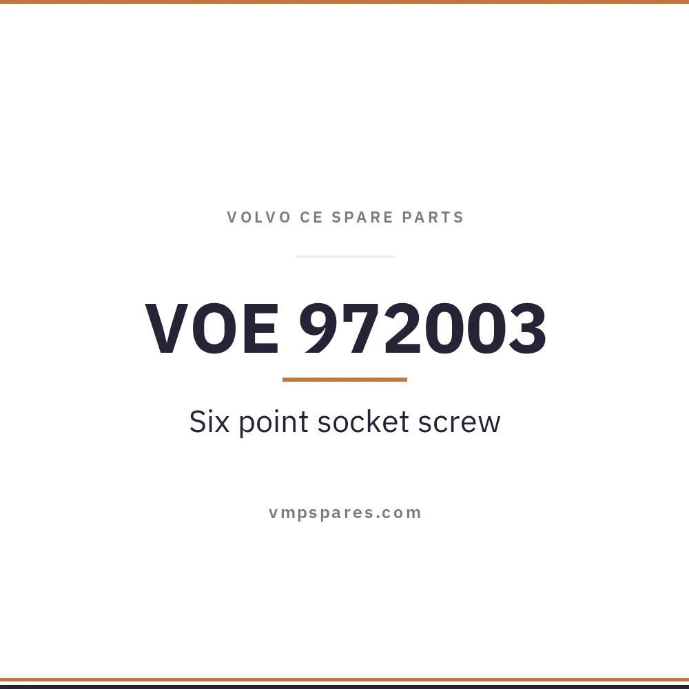 VOE 972003 – Six point socket screw