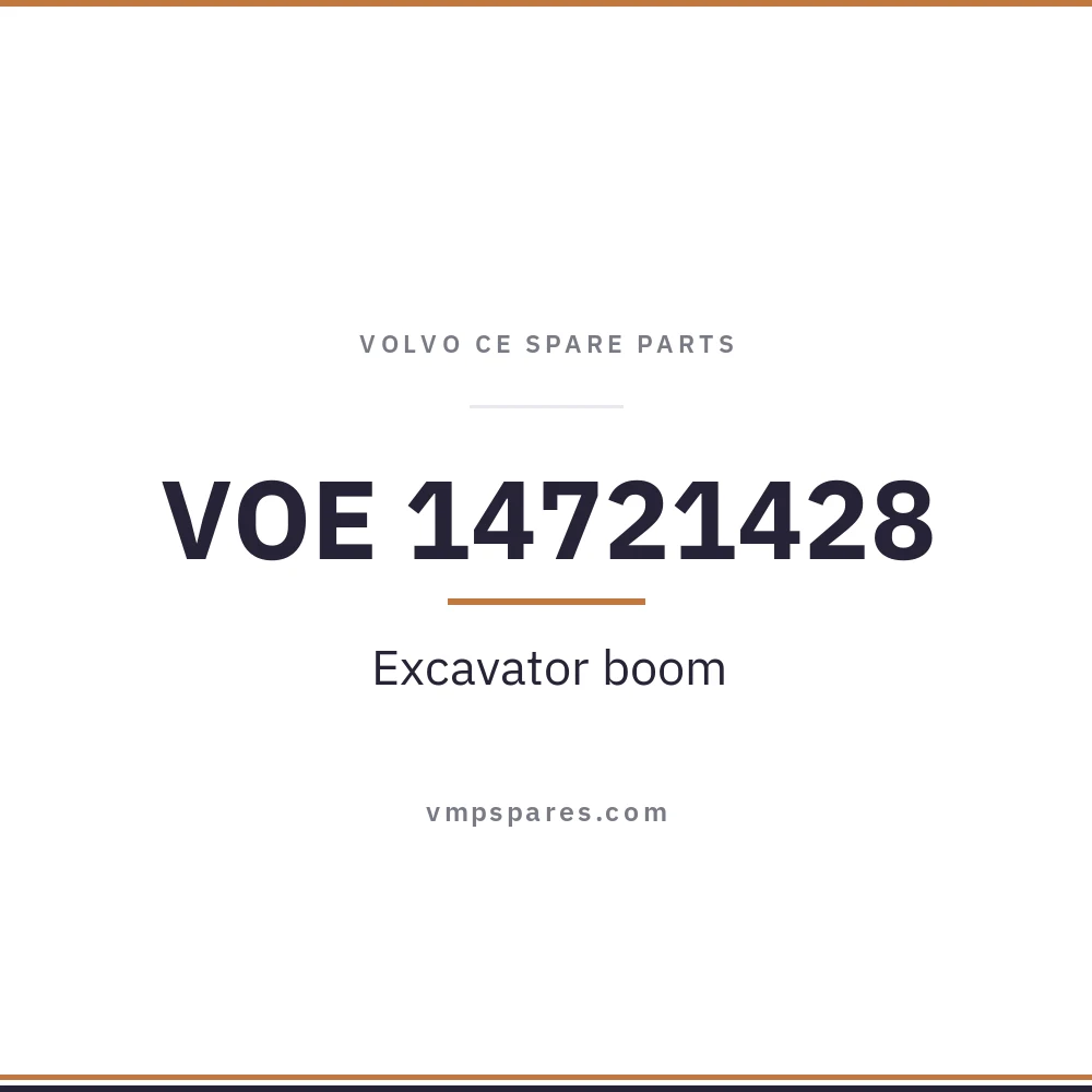 VOE 14721428 – Excavator boom