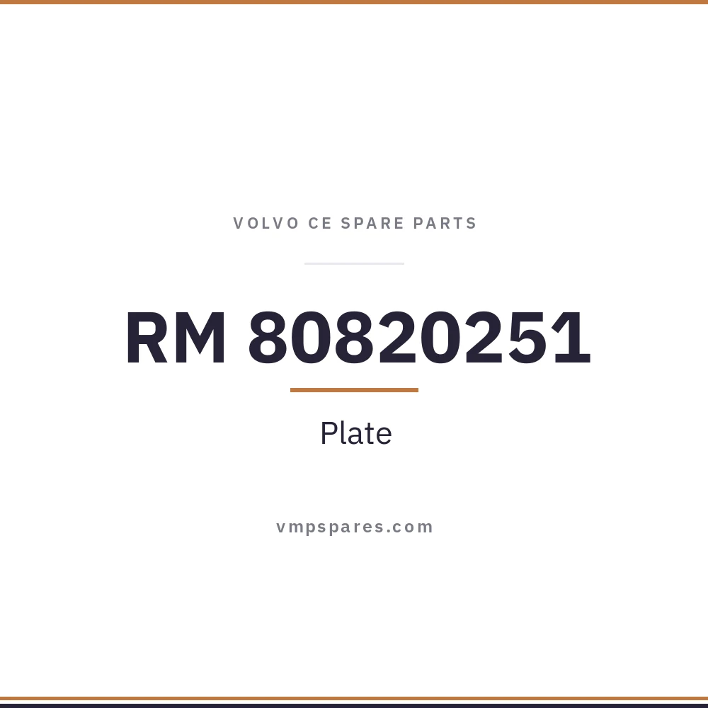 RM 80820251 – Plate