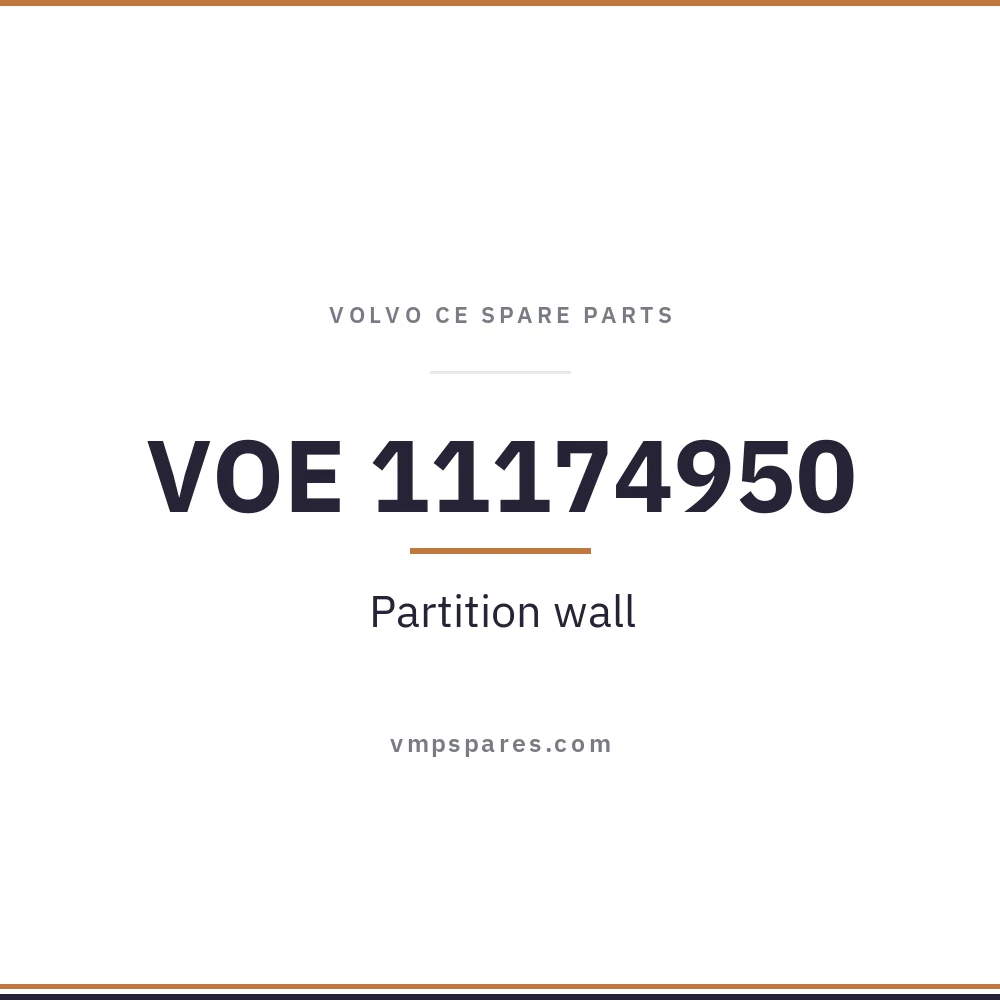 VOE 11174950 – Partition wall