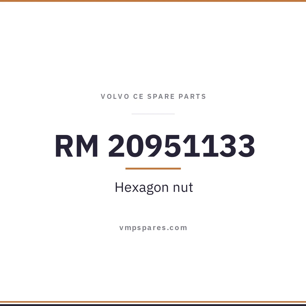 RM 20951133 – Hexagon nut
