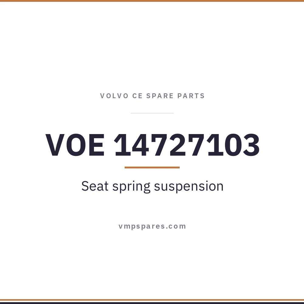 VOE 14727103 – Seat spring suspension