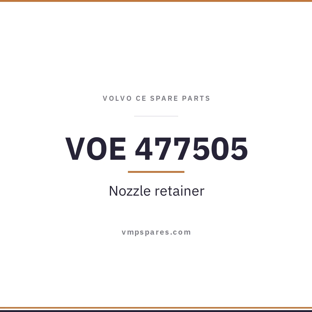 VOE 477505 – Nozzle retainer