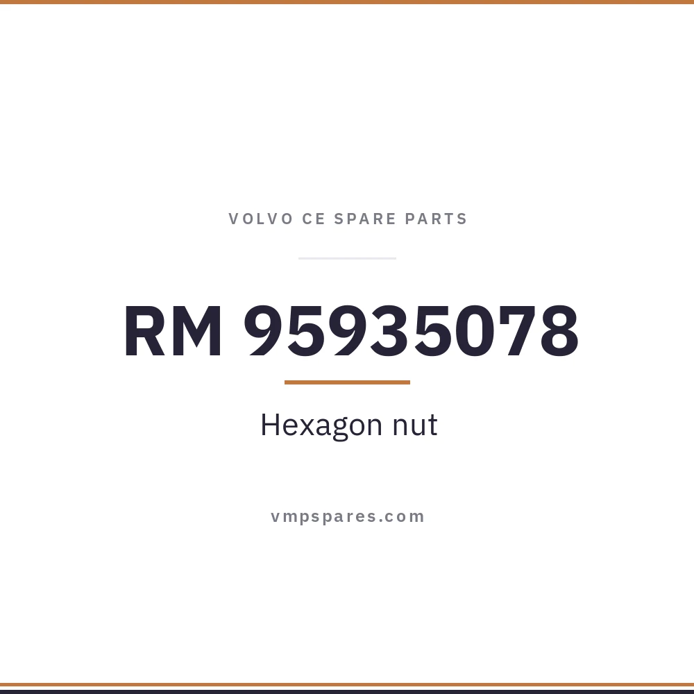 RM 95935078 – Hexagon nut