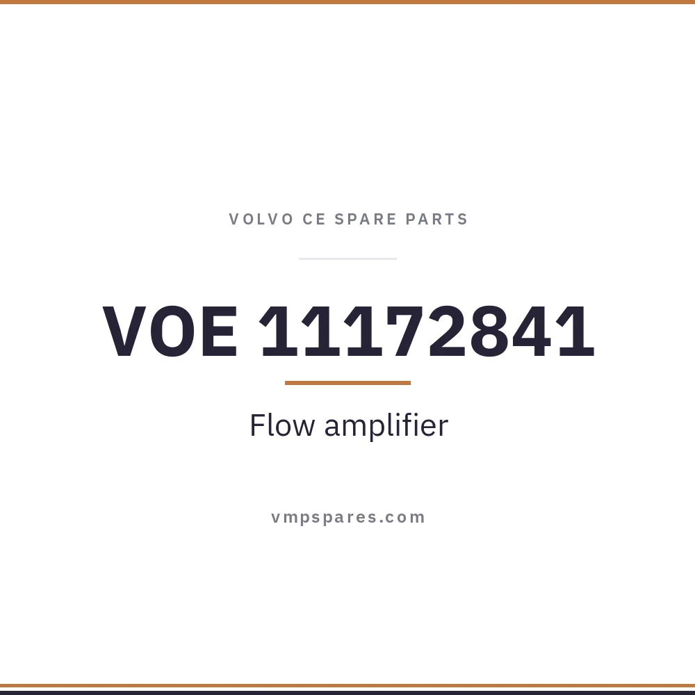VOE 11172841 – Flow amplifier
