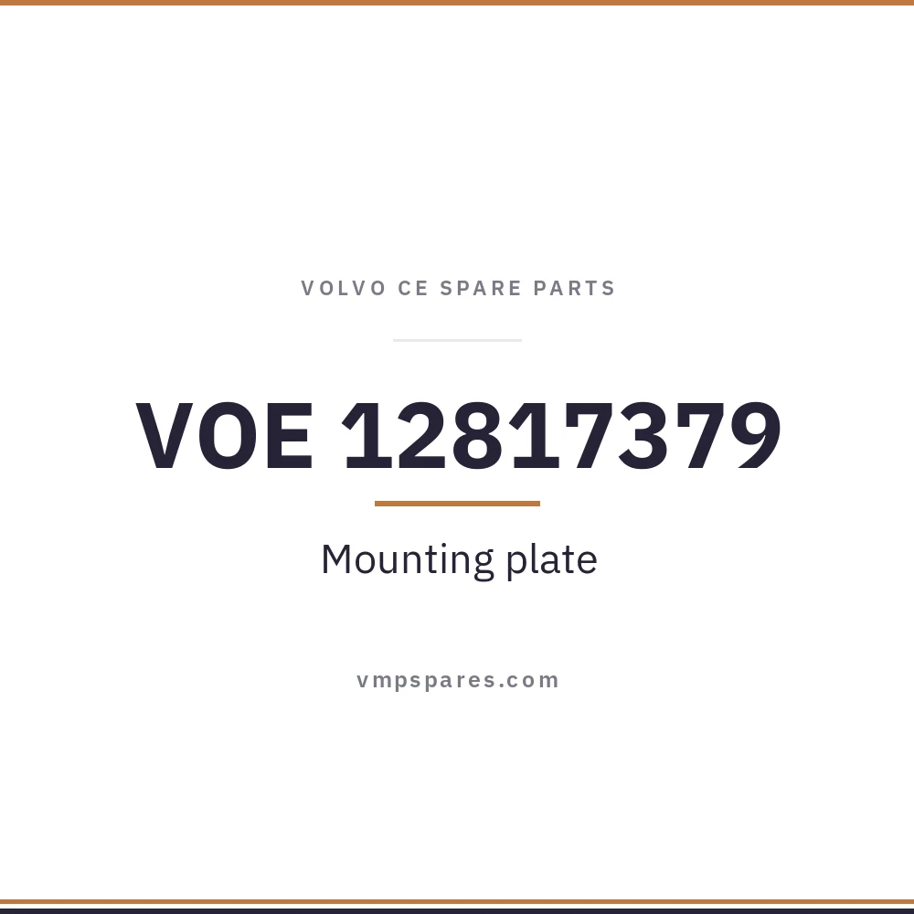 VOE 12817379 – Mounting plate