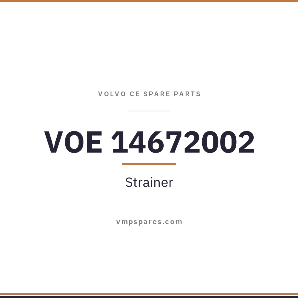 VOE 14672002 – Strainer