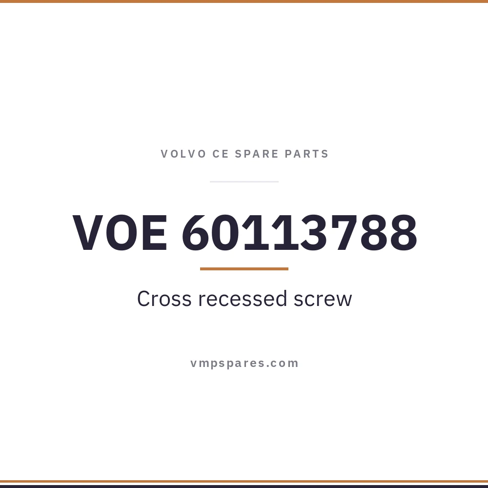 VOE 60113788 – Cross recessed screw