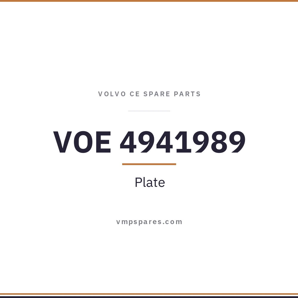 VOE 4941989 – Plate