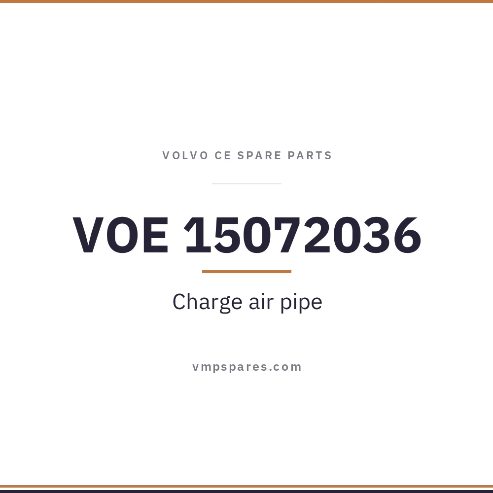 VOE 15072036 – Charge air pipe