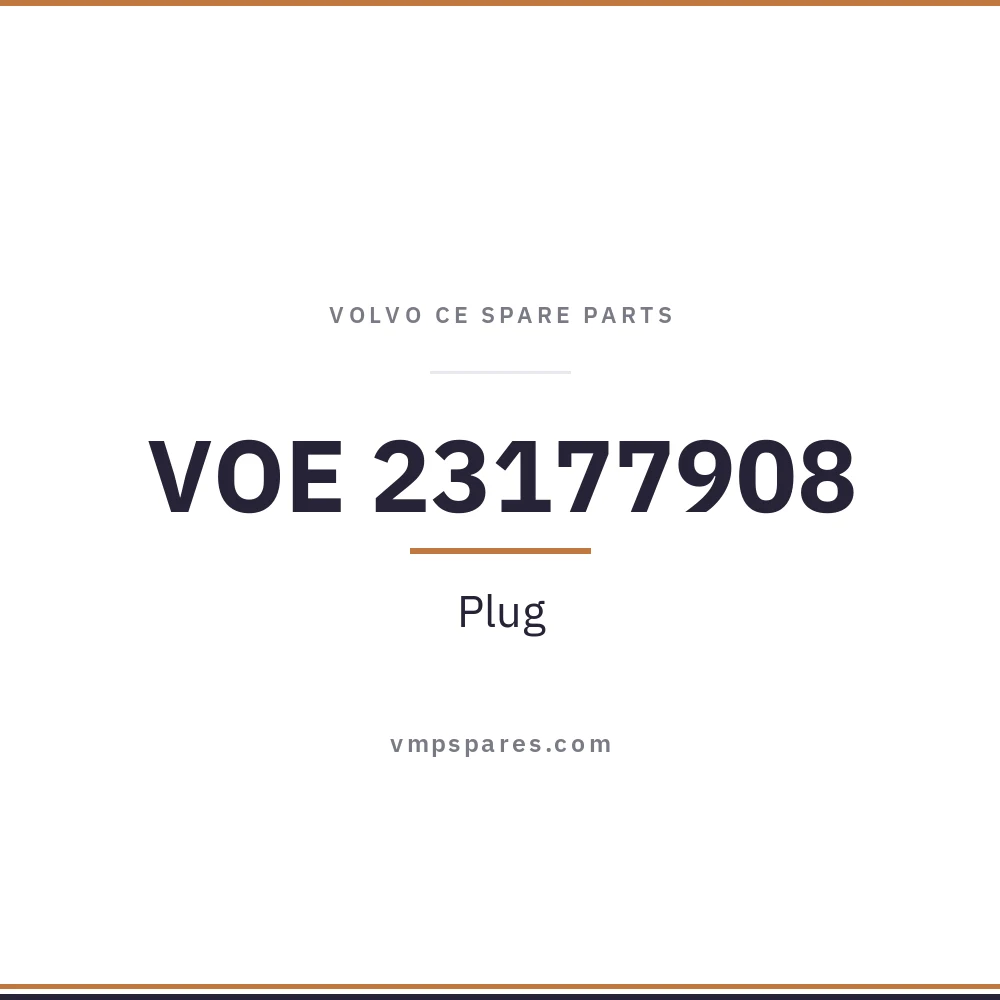 VOE 23177908 – Plug