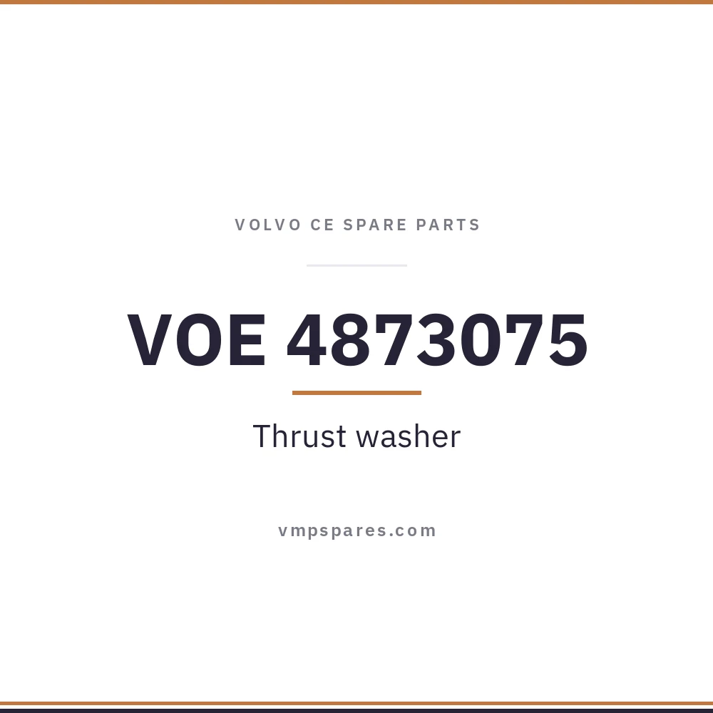 VOE 4873075 – Thrust washer
