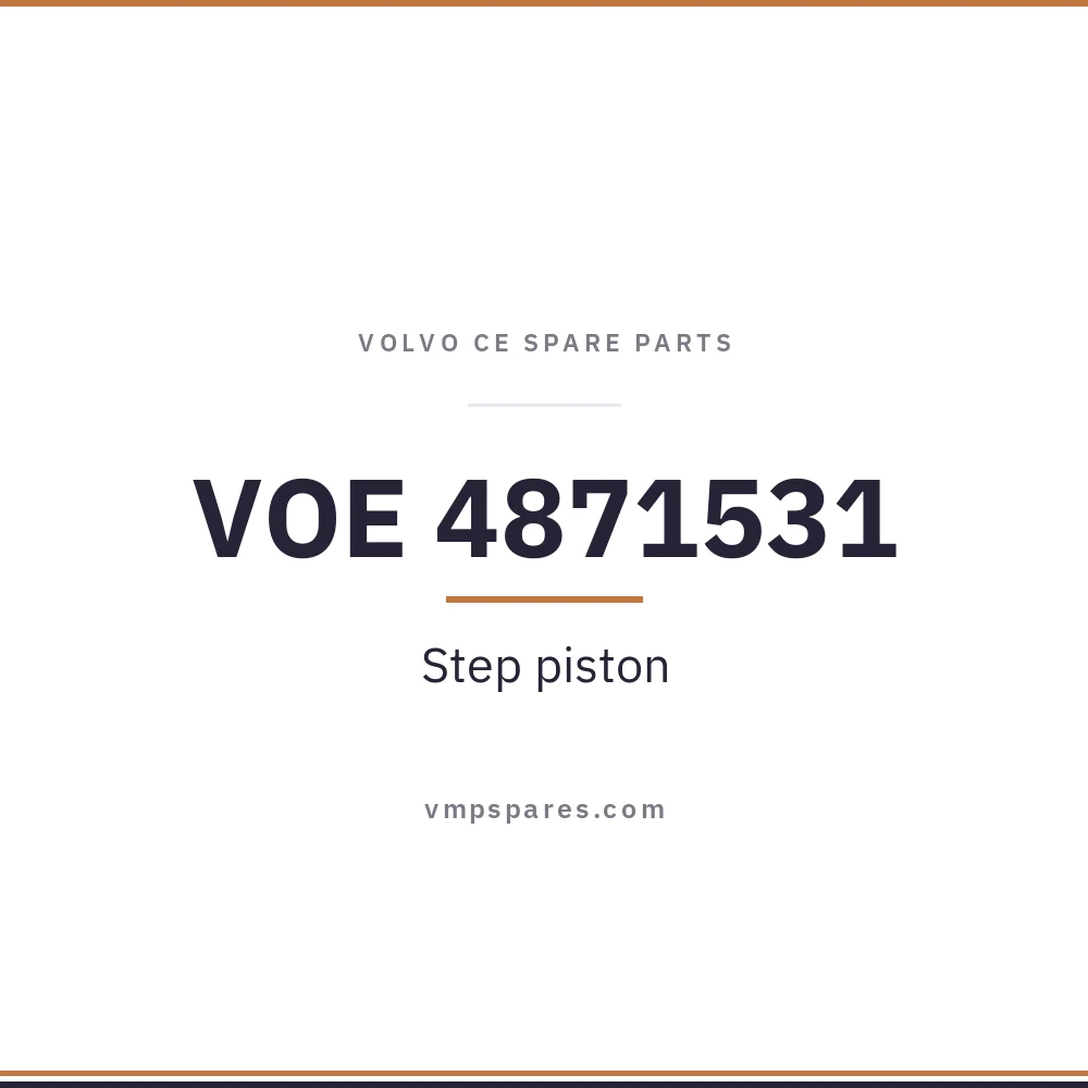 VOE 4871531 – Step piston