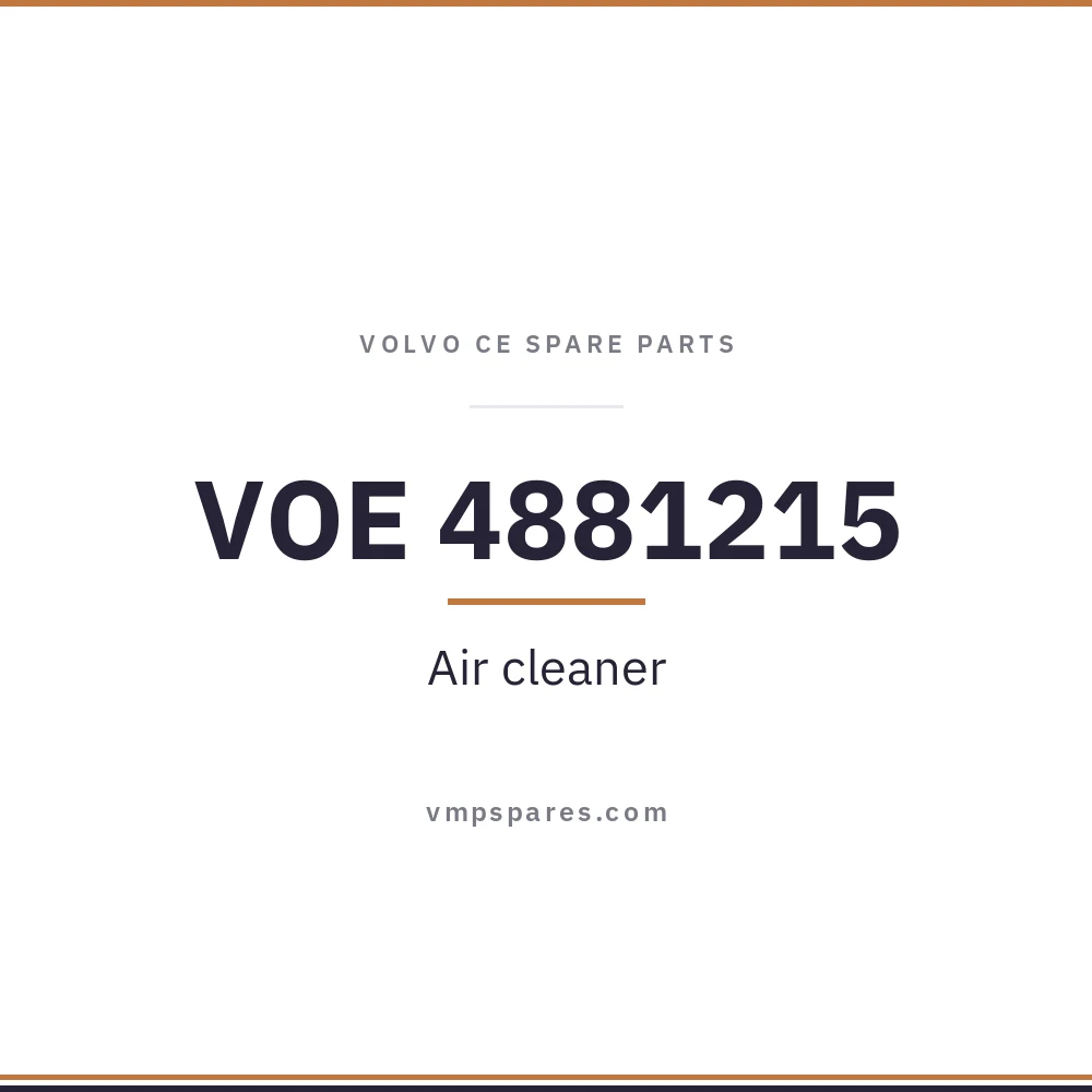VOE 4881215 – Air cleaner