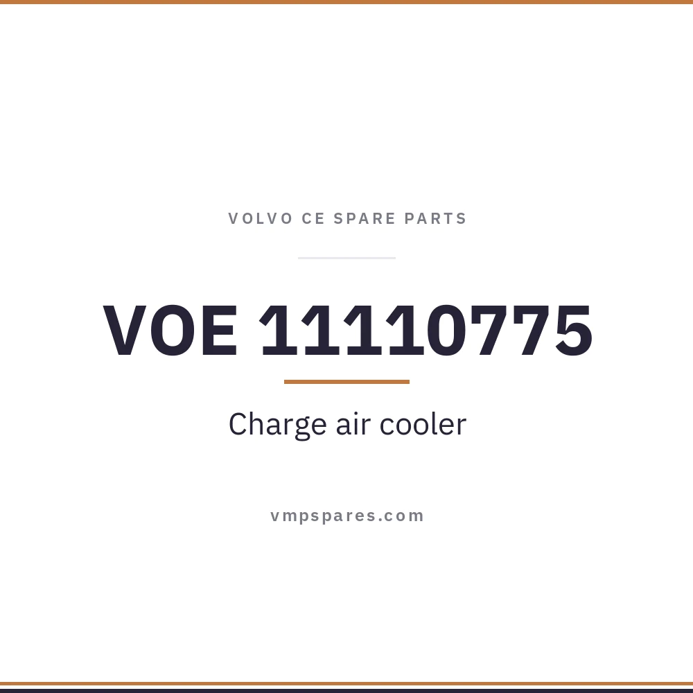 VOE 11110775 – Charge air cooler