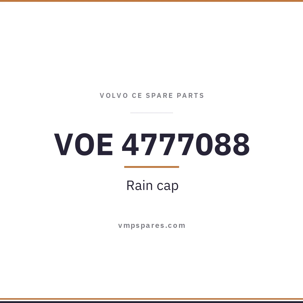 VOE 4777088 – Rain cap