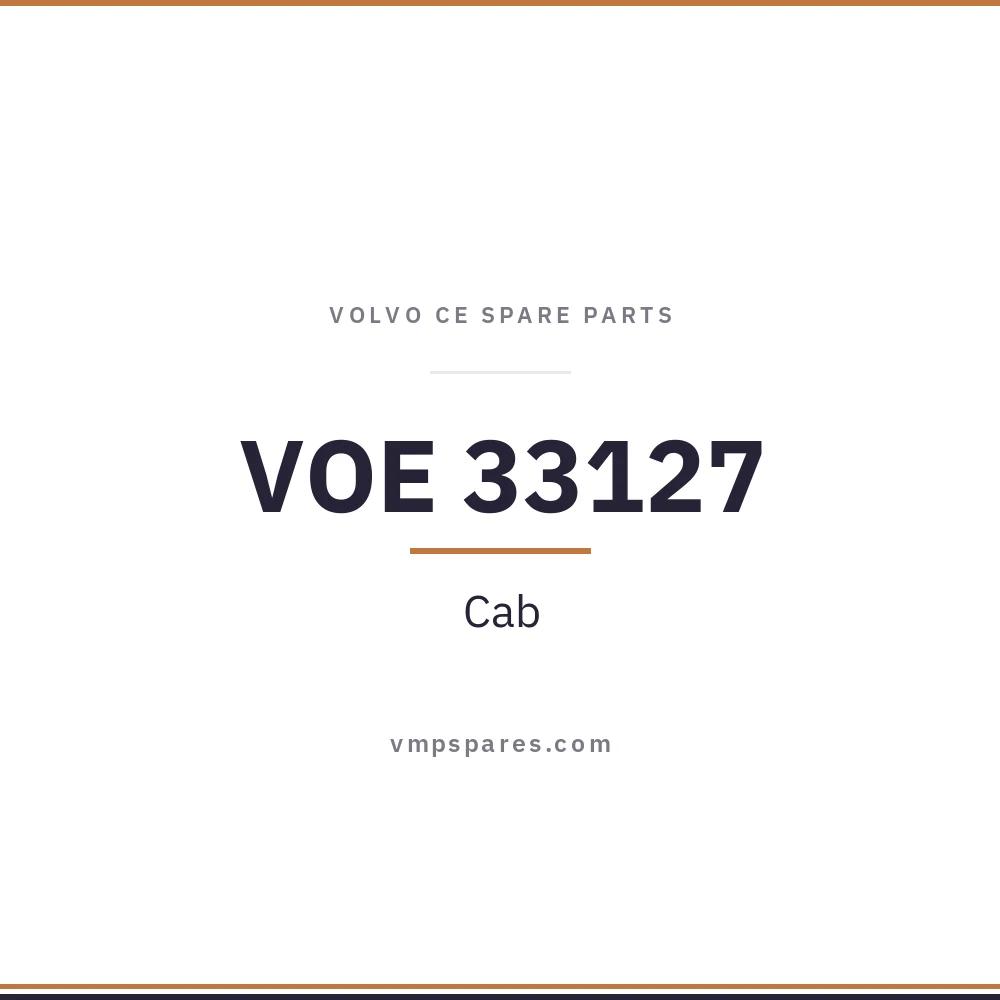 VOE 33127 – Cab