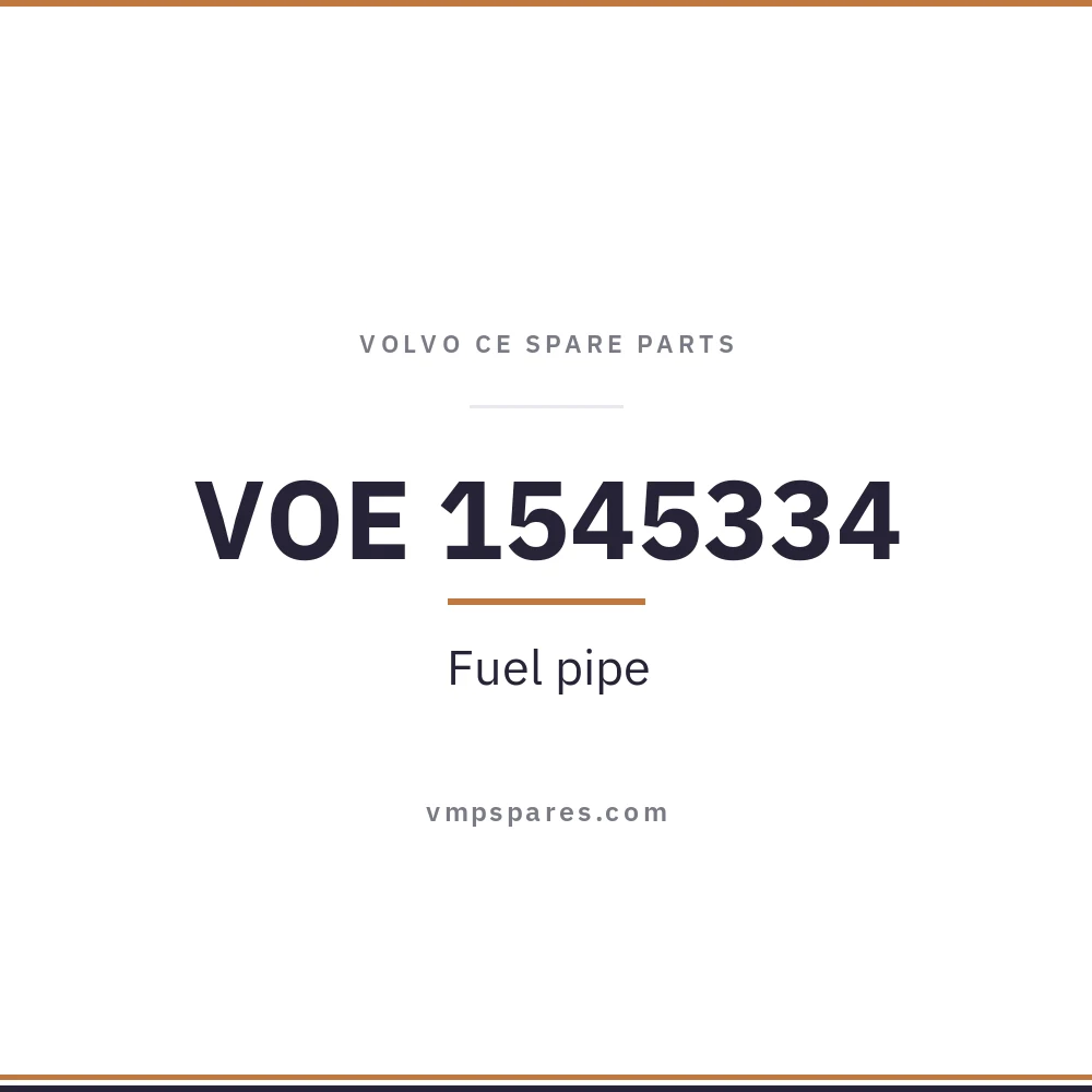 VOE 1545334 – Fuel pipe