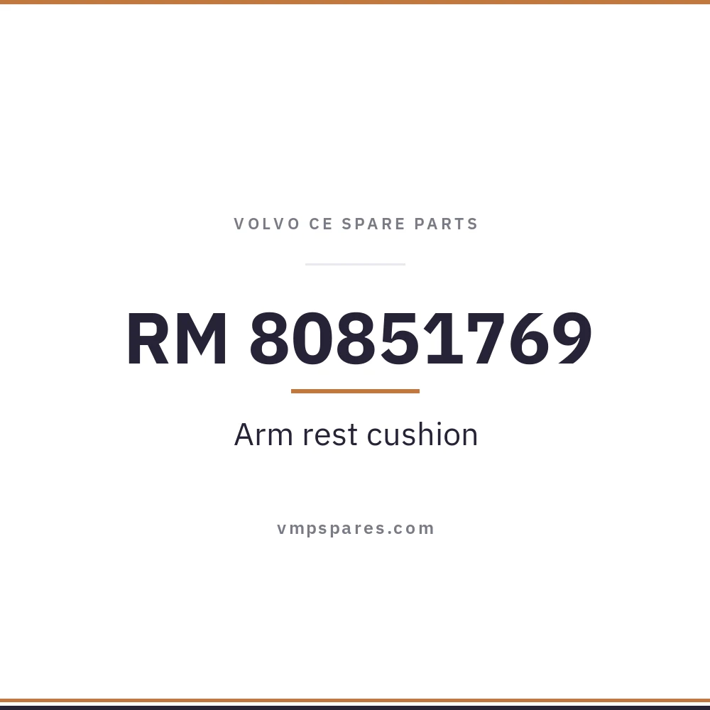 RM 80851769 – Arm rest cushion