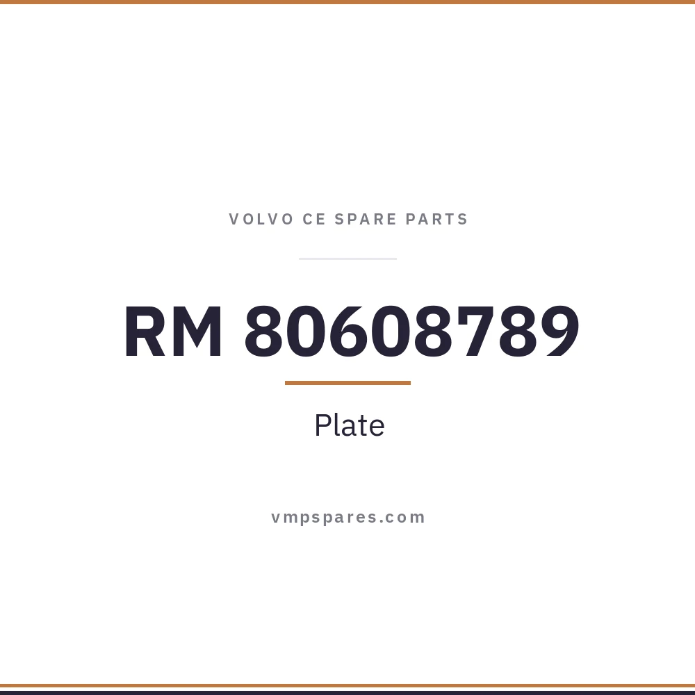 RM 80608789 – Plate