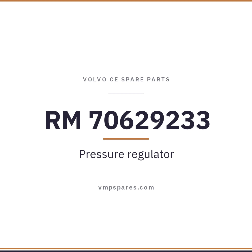 RM 70629233 – Pressure regulator
