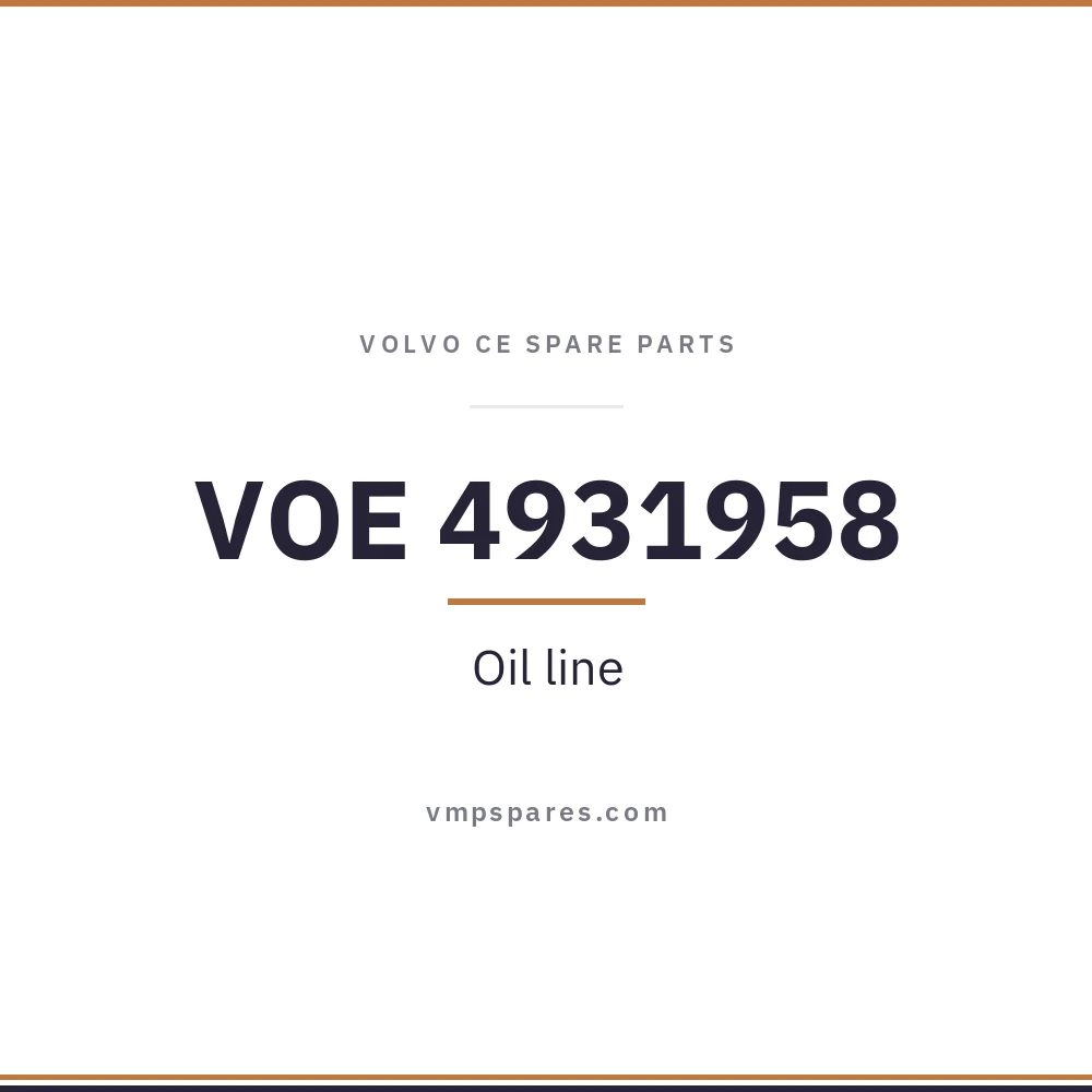 VOE 4931958 – Oil line
