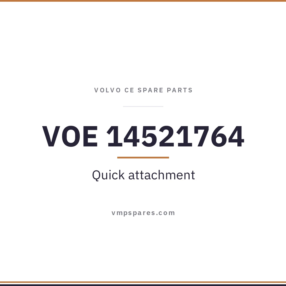 VOE 14521764 – Quick attachment