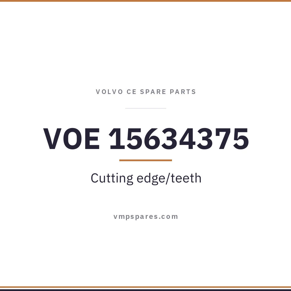 VOE 15634375 – Cutting edge/teeth