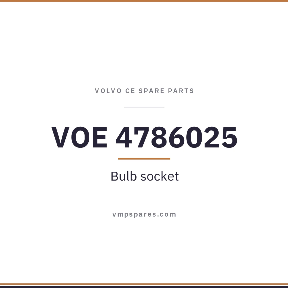 VOE 4786025 – Bulb socket