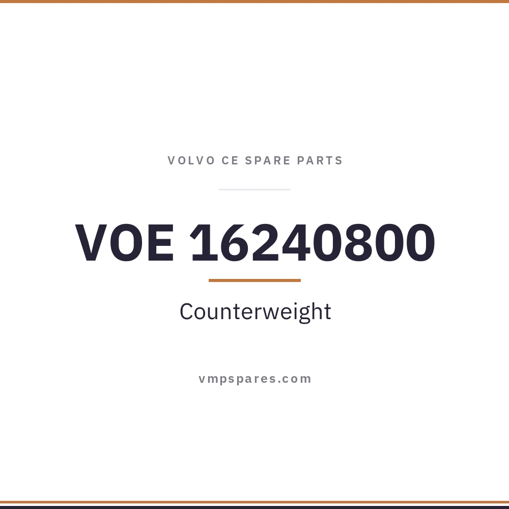 VOE 16240800 – Counterweight