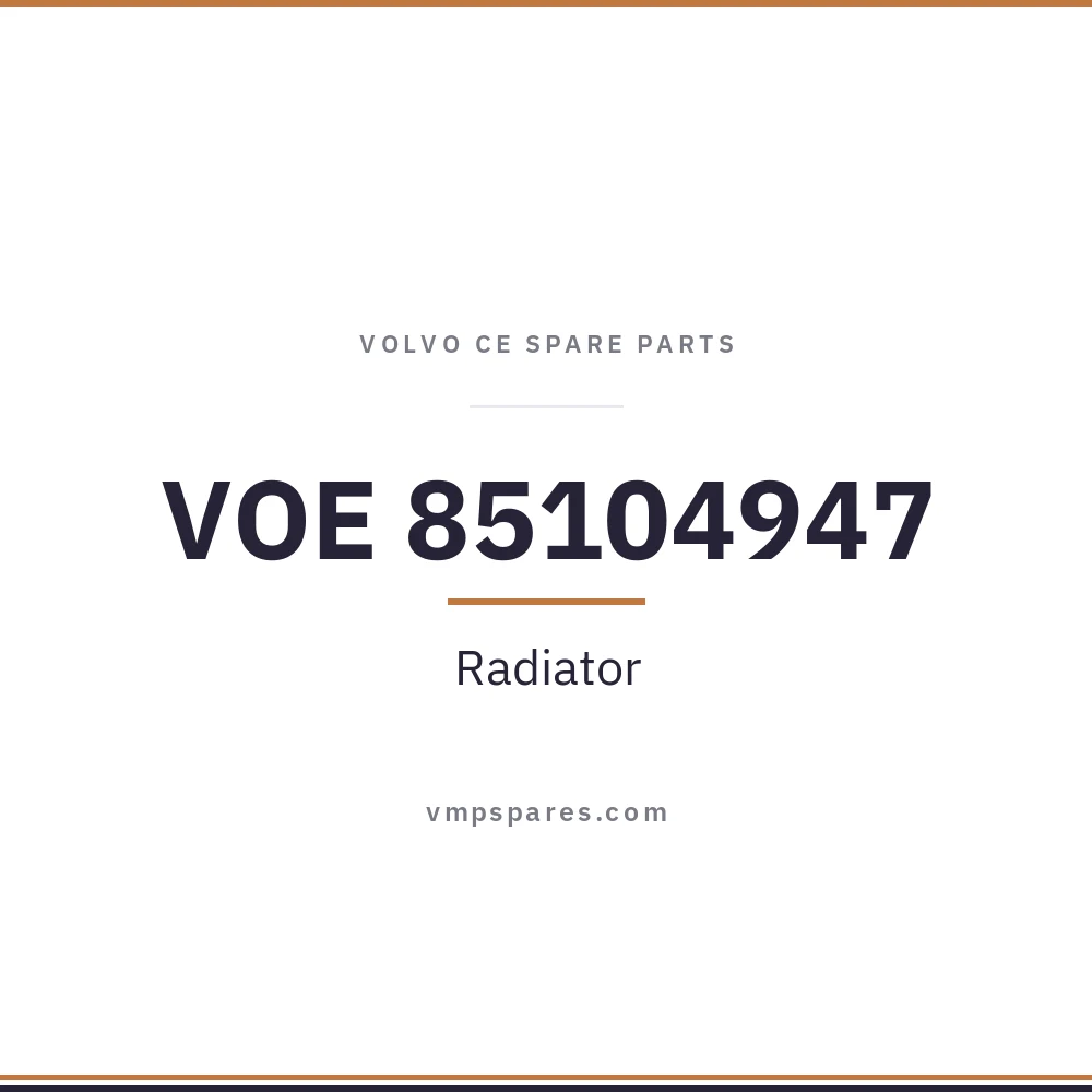 VOE 85104947 – Radiator