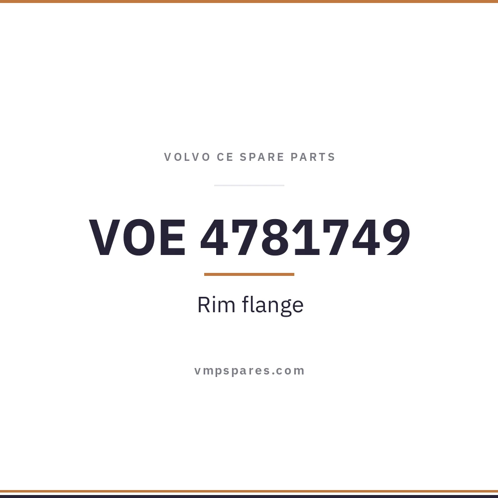 VOE 4781749 – Rim flange
