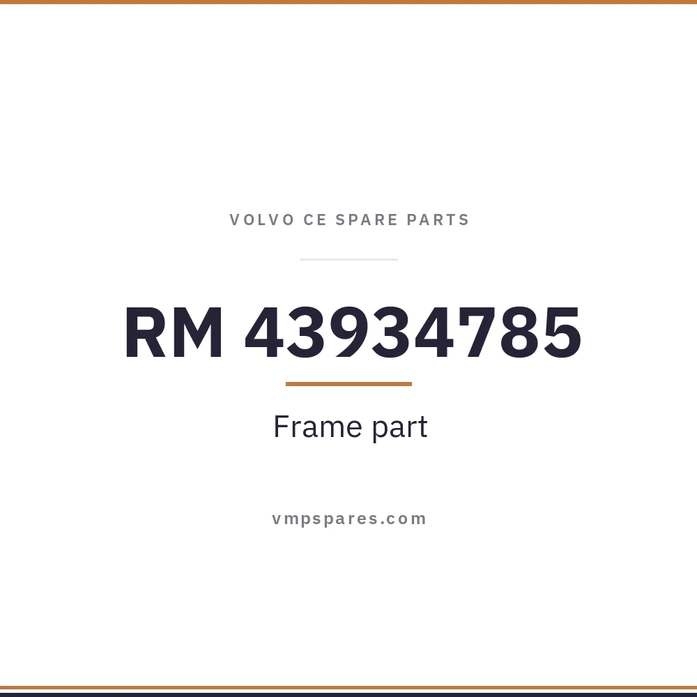 RM 43934785 – Frame part