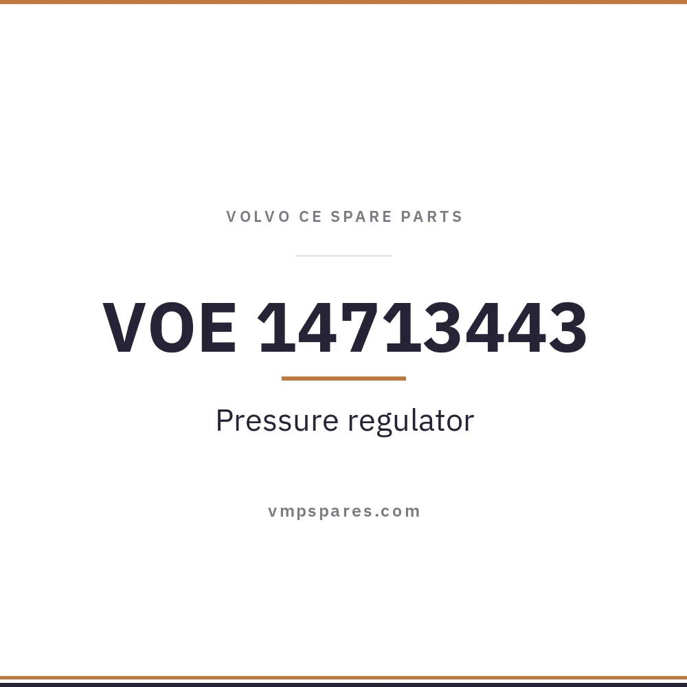 VOE 14713443 – Pressure regulator