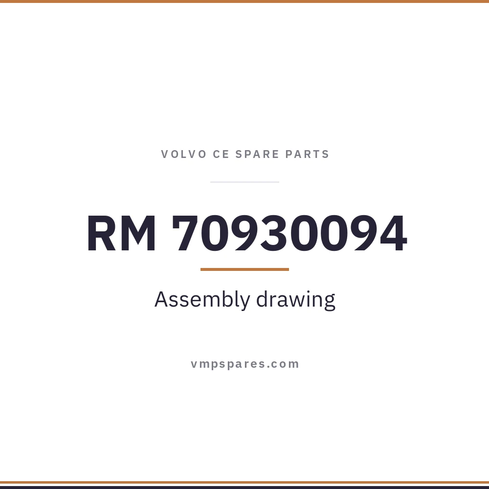 RM 70930094 – Assembly drawing